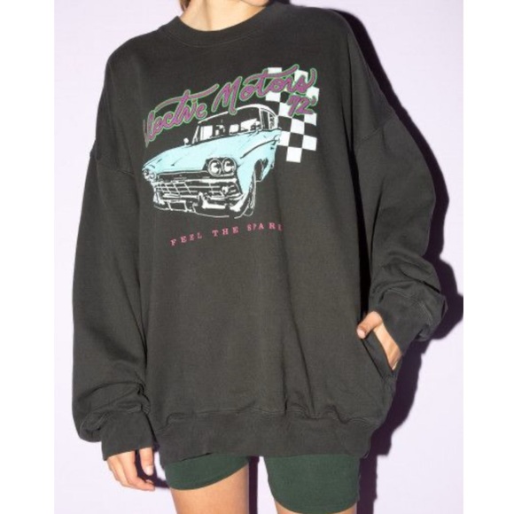 Brandy Melville Erica Race Car Sweatshirt - Picture 1 of 5